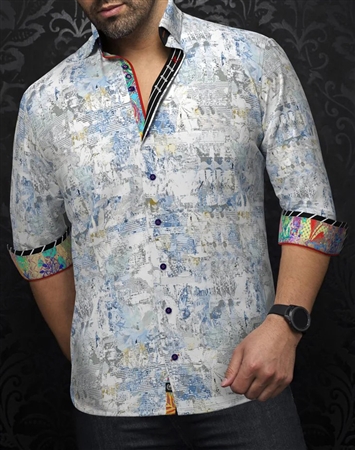 Au Noir Shirt Gomera White Multi