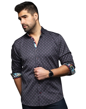 Men fashion shirt  | black