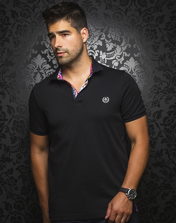 Luxury Short Sleeve Polo - Black