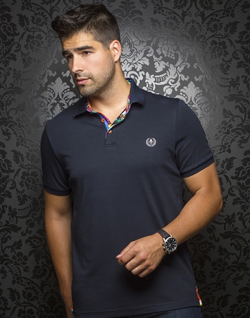 Men's Designer Polo - Navy