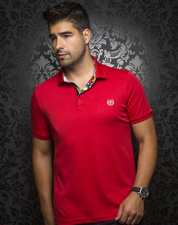 Men's Designer Polo - Red