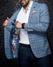 Au Noir Blazer Hepburn Blue