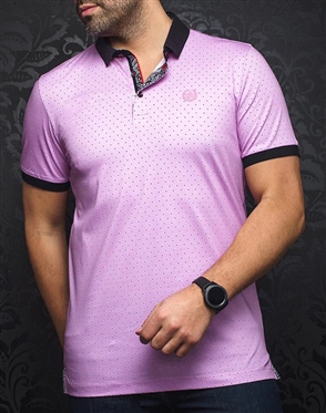 Men fashion polo shirt | pink