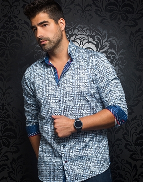 Au Noir Dress Shirt Hull Light Blue