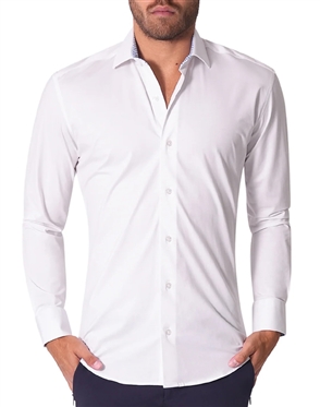 Bertigo Shirt Ian Solid White