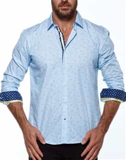 Men Sport Shirt - Blue