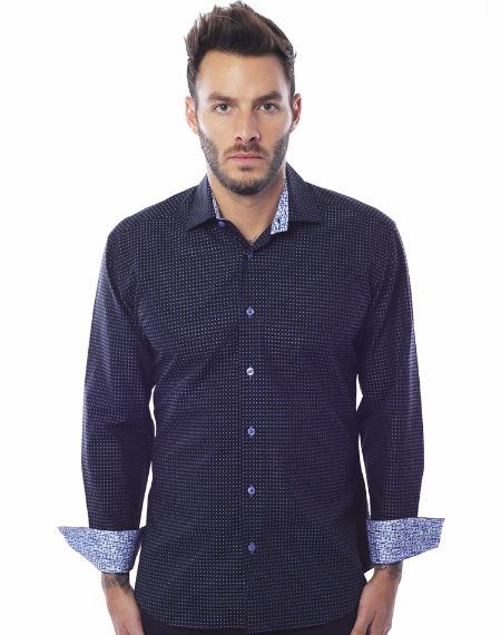 Black Blue Dot Shirt