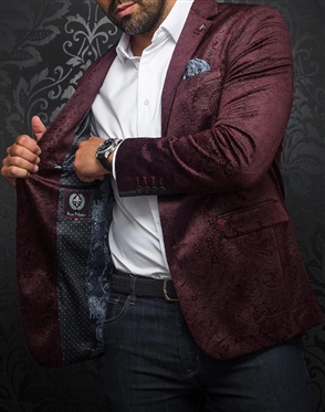 Au Noir blazer Jackman Burgundy