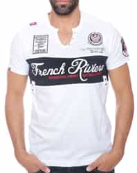 Geographical Norway Frech Rivera T-Shirt White