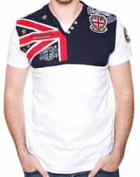 Geographical Norway T-Shirt UK Legend White