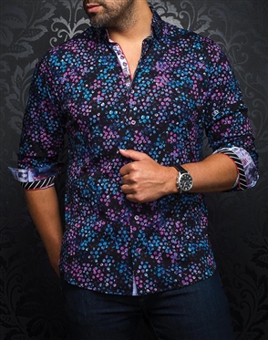Au Noir Shirt  Java Black Pink