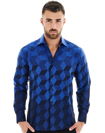 Luxury Blue Sport Shirt