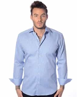 Designer Office Shirt- Blue | karl 92