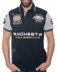 Geographical Norway Manchester Polo Navy
