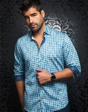 Au Noir Dress Shirt Labonte Light Blue