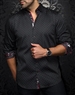 Au Noir Shirt LANZANI, Black Red