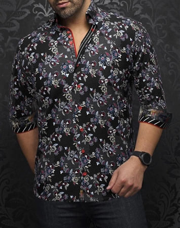 Au Noir Shirt linero Black Indigo