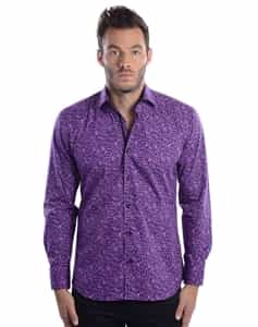 Elegant Purple Dress Shirt