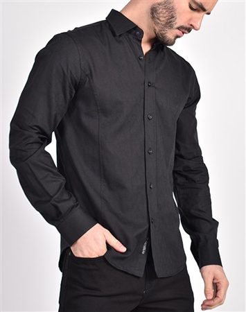 Soft Spiral Print Shirt|Eight-x Luxury Long Sleeve Dress Shirt