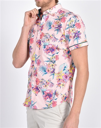 Sunset Hawaiian Print Shirt|Eight-x Luxury Short Sleeve
