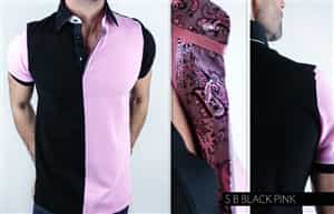 Maceoo Polo Shirts  S B black pink