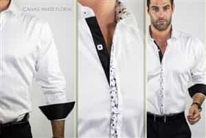 Maceoo Shirts Canau White Floral