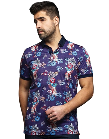 Men fashion polo shirt  | purple