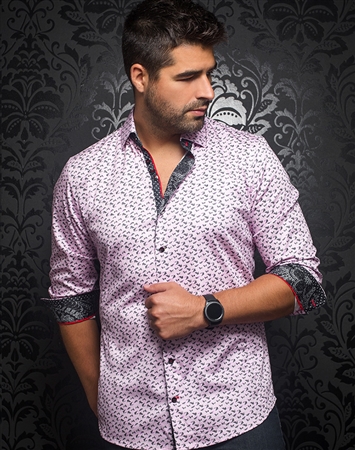 Au Noir Dress Shirt | Maki Pink