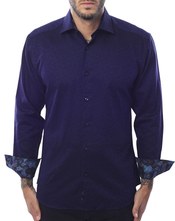 Luxury Navy Dress Shirt