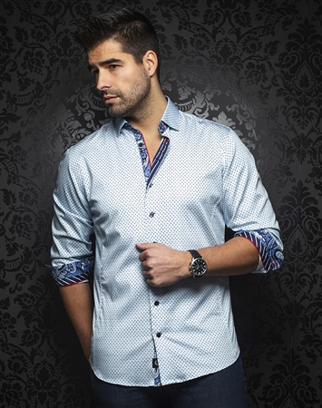 Au Noir Shirt marino-light-blue