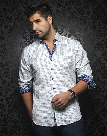 Au Noir Shirt marino-white-blue