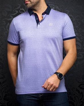 Au Noir Polo Markov Lavender