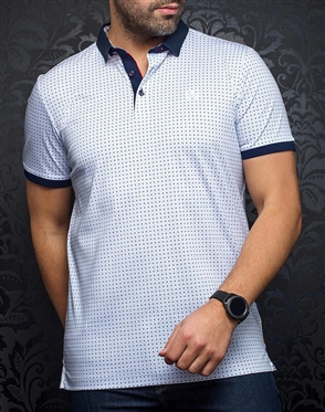 Men fashion polo shirt | light blue