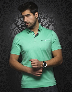 Au Noir Polo Mercury Mint (SS 20)