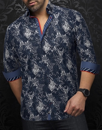 Au Noir Shirt Murato Navy