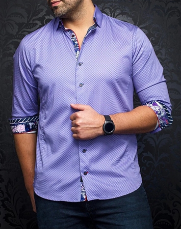 Au Noir Shirt Muzio Lavender