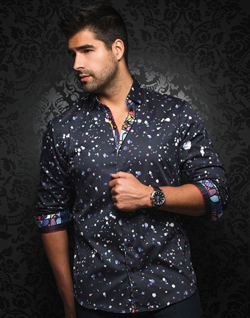 Modern Luxury Dress Shirt - Nebula Black