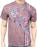Luxury T-Shirt: Next level Couture Luxury Brown Paisley T- Shirt