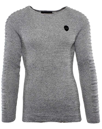 Dashing Grey Men's Fashion Sweater
