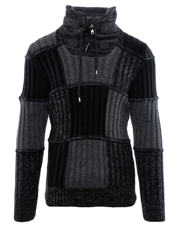 Modern Men's Fashion Sweater Black