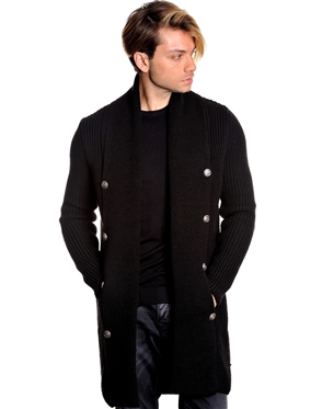 Modern Men's Fashion Sweater Black