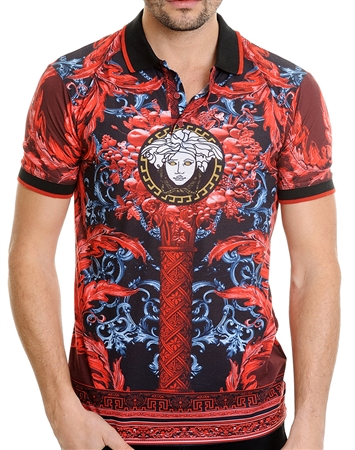 Fashionable Men's Polo - Achilles Multi