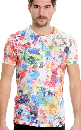 LCR  T-Shirt | Fashion paint-splatter  T-Shirt