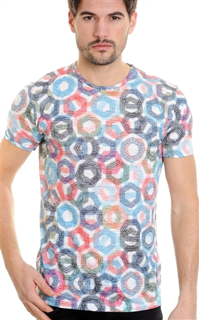 LCR T-Shirt | Fancy Geometrical Design Shirt