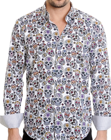 Floral Pattern Multi Shirt - Men Casual Shirt