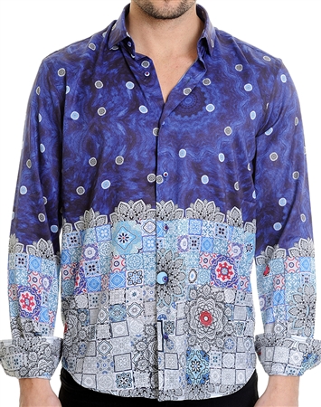 Floral Pattern Multi Shirt - Men Casual Shirt