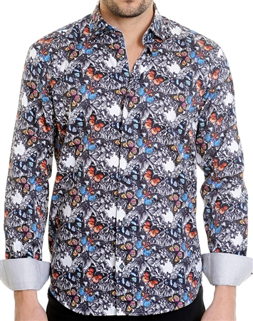 Floral Pattern Multi Shirt - Men Casual Shirt