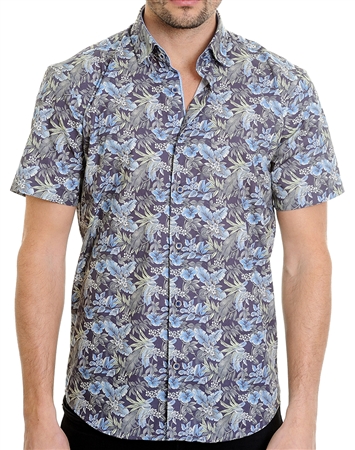 Multi Floral Pattern Shirt - Men Casual Shirt