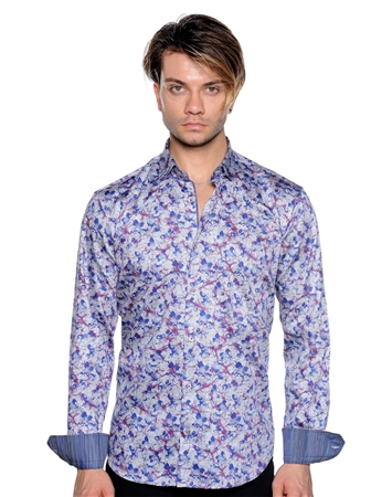 Fashionable Mens Shirt - Multicolored Button Down