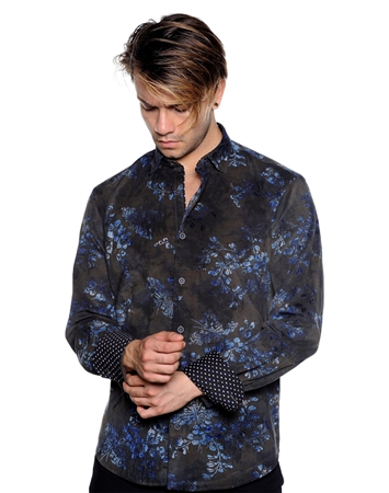 Elegant Lining Pattern Shirt - Men Casual Shirt